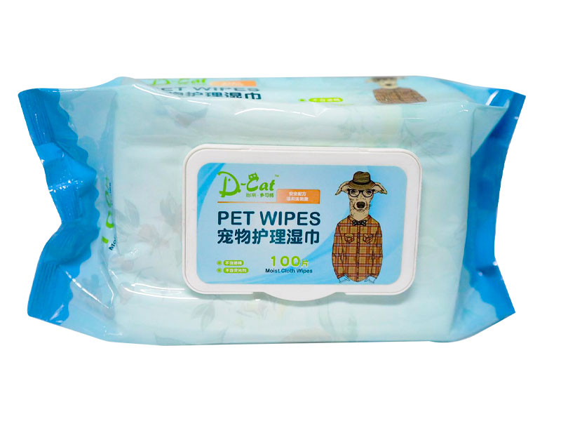 Toallitas antibacterianas para mascotas